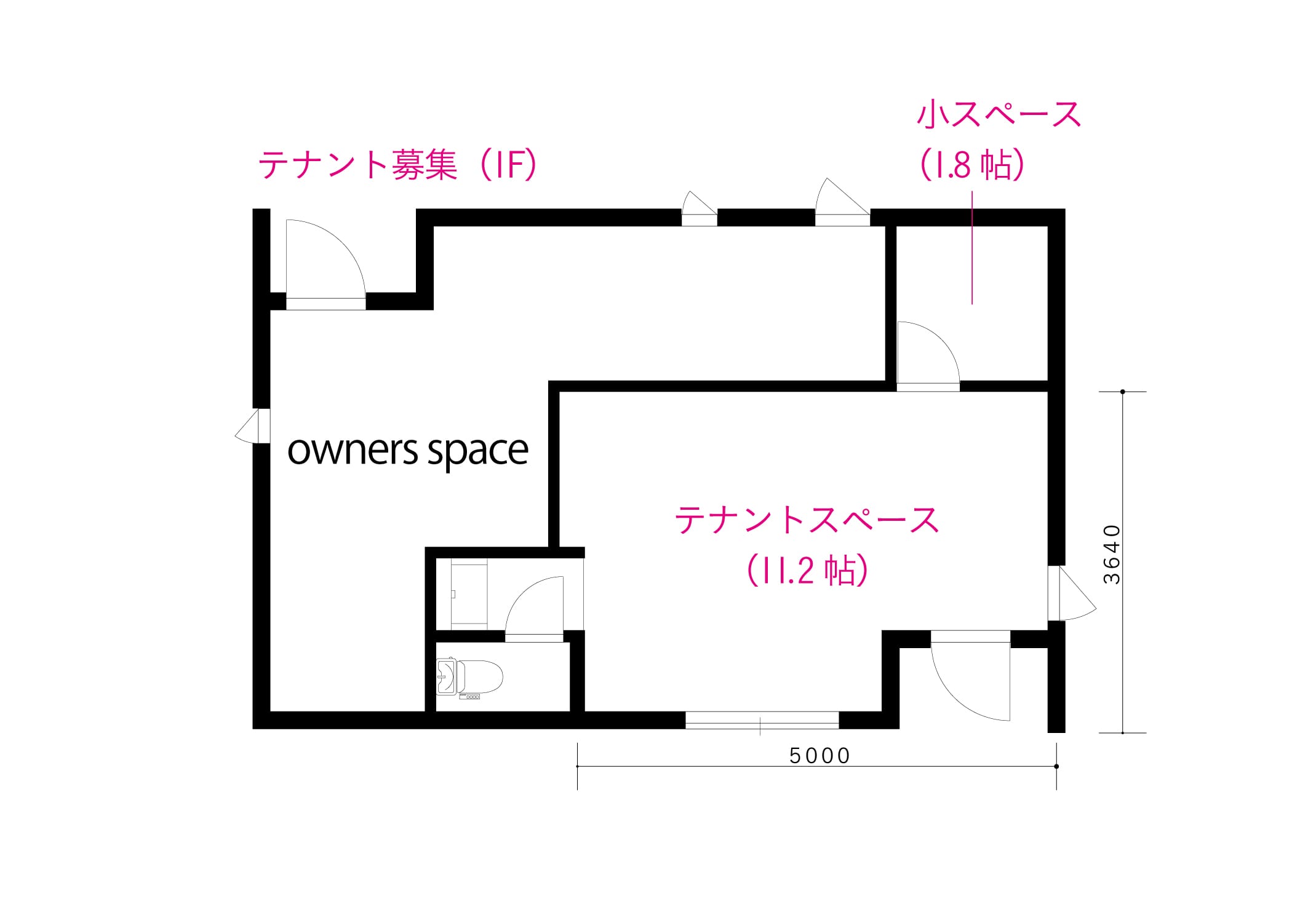 テナント募集「七日町二丁目」